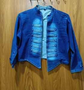 Blue Denim Style Jacket