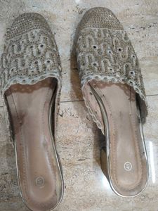 Embroidered Flats &amp; Sandals