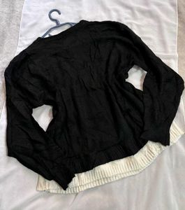 🎁Buy1 Get1 Free Stylish Black &amp; White Top H