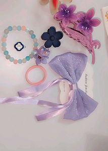 Pink/purple Hair Accessories hamper