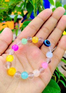 Evil Eye Pearls Beaded Bracelet 🎀  Set Of 4 At 99