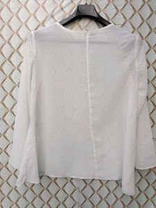New With Tag White Korean Pullover