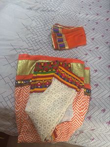 Lehenga Choli  with Bangles and Jewelry
