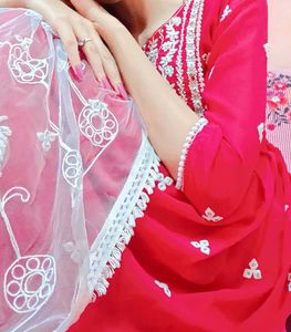 Elegant Red Kurta