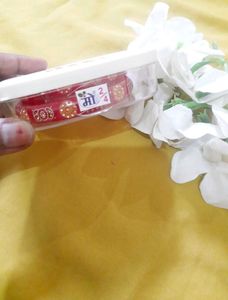 Red &amp; Gold Bangles (Set of 2)