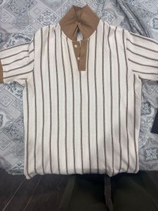 Zara Striped Button-Down Shirt