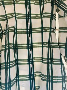 GREEN CHECKS SHIRT DRESS 🙃