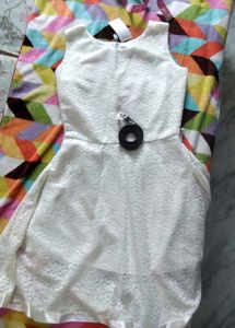 Off White Lace Dress (Fancy)