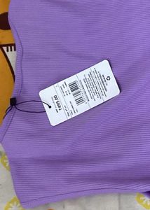 SHEIN Lavender Sleeveless Ribbed top