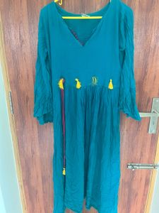 Boho Teal Dress