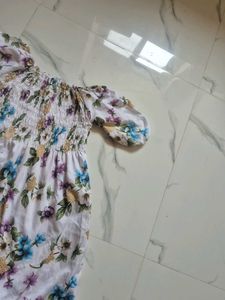 Floral Off-Shoulder Dress