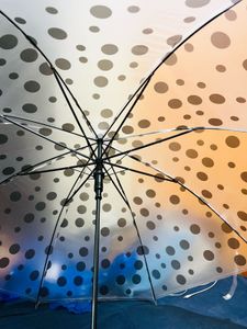 Lilac Polka Dot Umbrella New With Tag