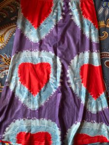 Urbanic Heart Print Skirt