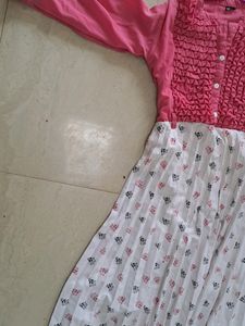 Pink And White Dress ❤️‍🔥❤️‍🔥❤️‍🔥