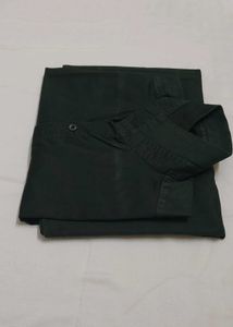 Dark Green Button-Down Shirt