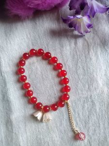 Red Beaded Bracelets-2
