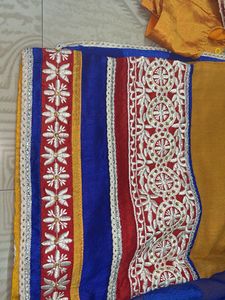 Elegant Blue Saree with Blouse