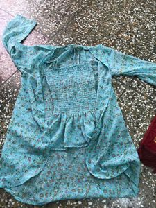 Floral Top & Shrug Set