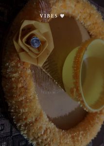 decorative 2 Thali set  for haldi,Mehndi Function