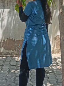 Denim Kurta
