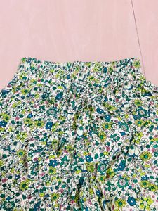 Green Long Skirt