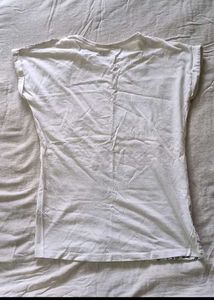 Printed White Tee