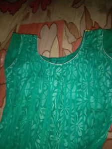 Anarkali Kurti Chudidar Pant With Dupatta