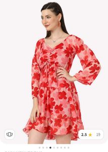 Floral Pattern One Piece From Myntra