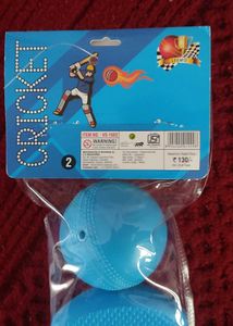 New Kids&#39; Cricket Bat &amp; Ball Set