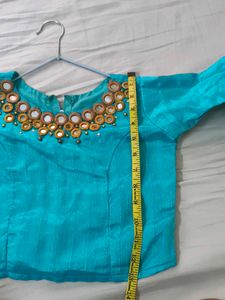 Elegant Turquoise Blouse
