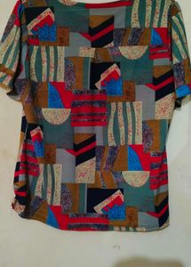 Retro Patchwork Top