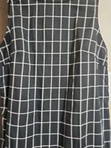 Chic Black &amp; White Checkered Dress
