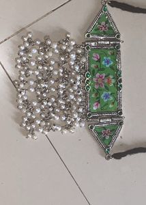 oxidise jewellery with neckpeice