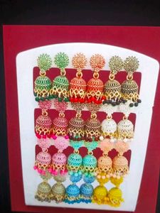 Colorful Jhumka Earring Collection