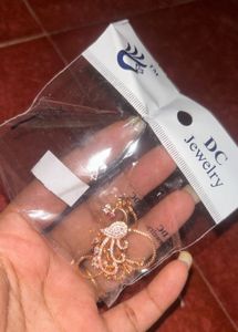 American Diamond Peacock Design Bracelet