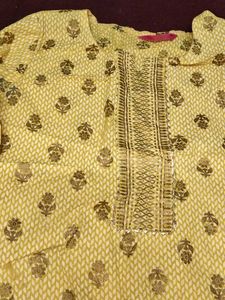 Floral Print Kurta