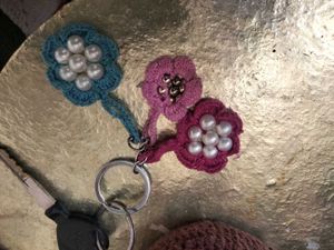 Flower Keychains