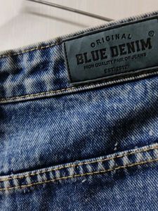 Ocean Blue Straight Fit Jeans Waist 28