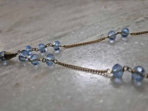 Blue Beaded Necklace