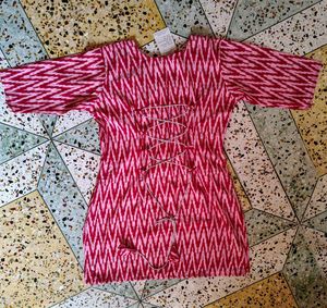 *New* corset short kurti with half sleeve