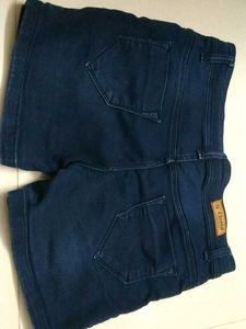 Dark Wash Denim Shorts
