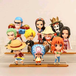 One Piece Team Anime Figures Collectible Set