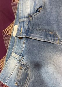 Light Blue Straight Fit Jeans