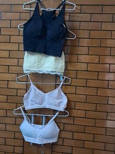 Combo Of Four Imported Fabric  Sports Bra