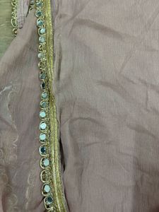 Dusty Rose Anarkali Dress