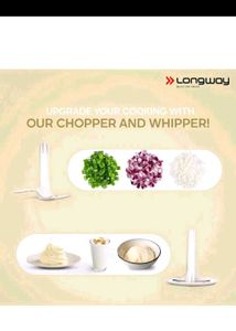 Longway Chef 400 Watts|Twin Blade Technology, 800