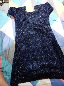 Sparkly Kurta Party Dress