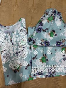 Floral Print Kurta