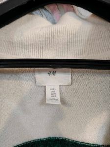 H&amp;M Striped V-Neck Sweater