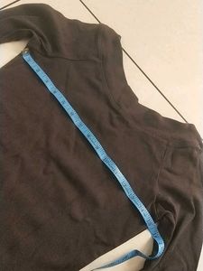 Brown Long Sleeve Top